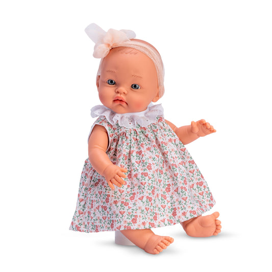 ALEX VESTIDO FLORES SALMÓN LAZO TUL SALMÓN ASÍ