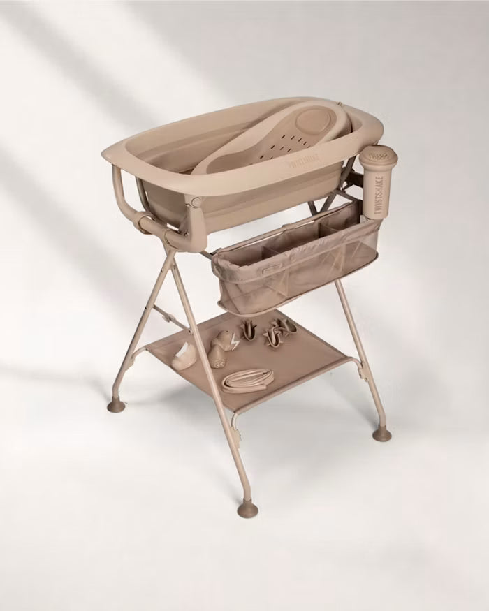 Bañera plegable con soporte de baño TWISTSHAKE