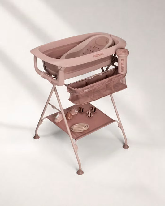 Bañera plegable con soporte de baño TWISTSHAKE