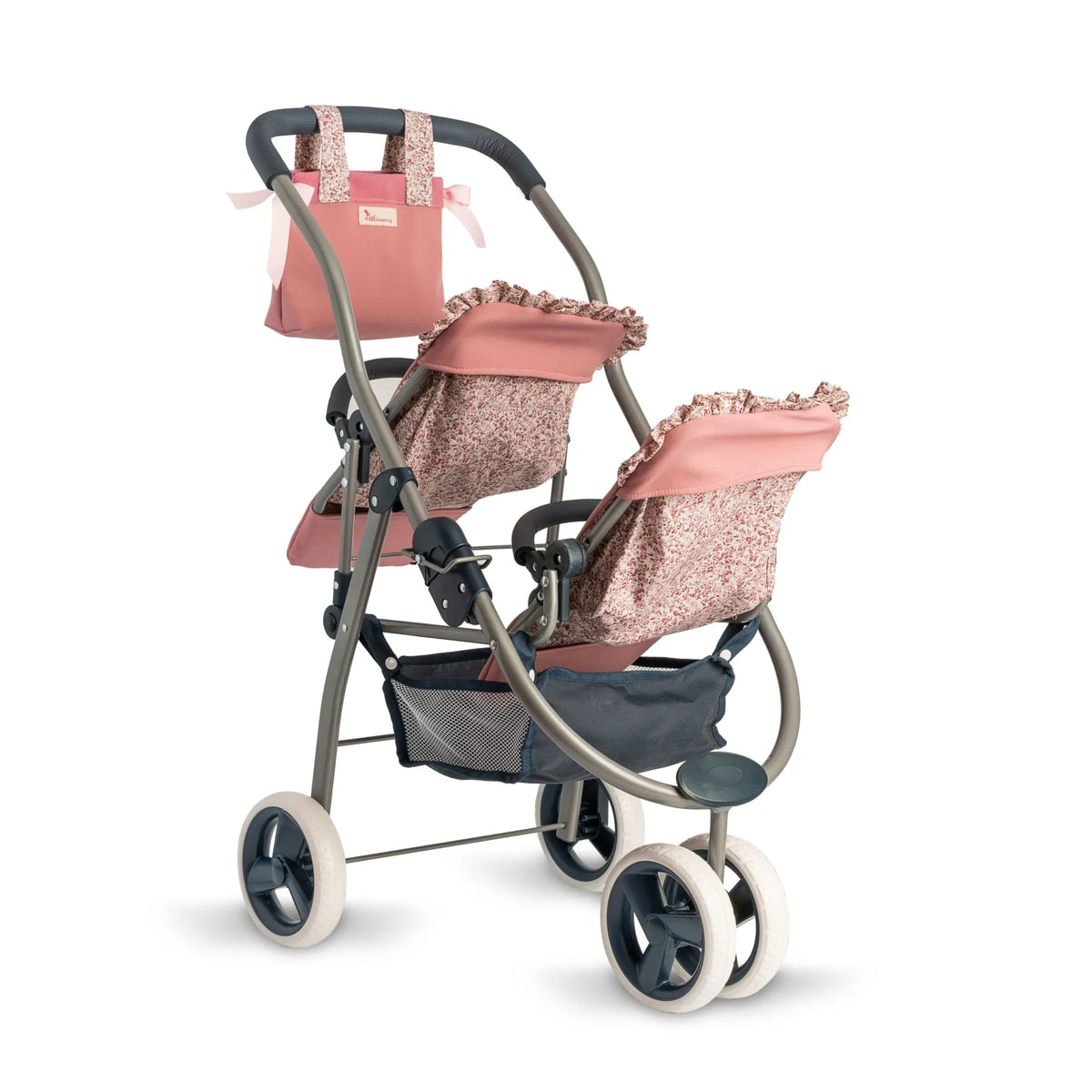 COCHE GEMELAR MARTINA- CARRO DOBLE DE MUÑECAS- ASÍ