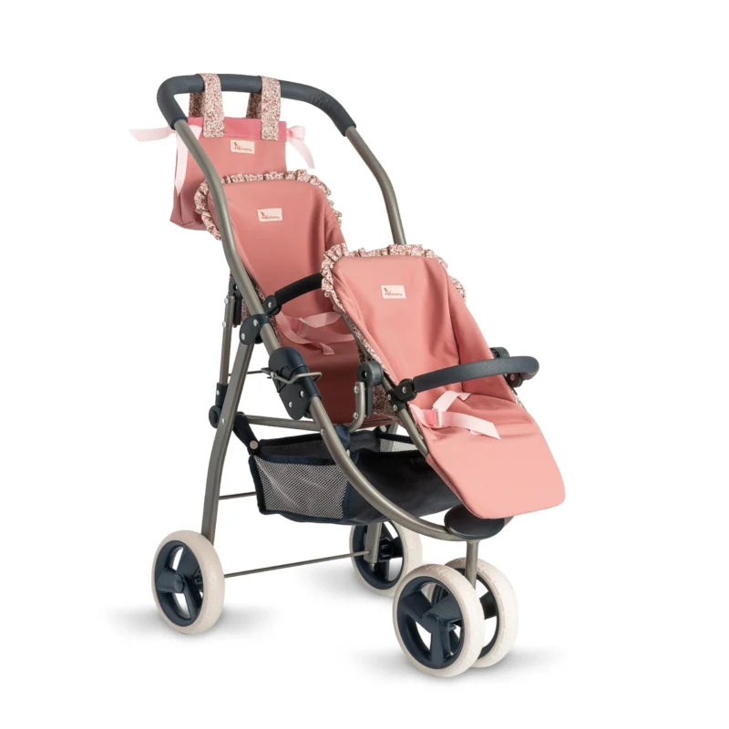 COCHE GEMELAR MARTINA- CARRO DOBLE DE MUÑECAS- ASÍ